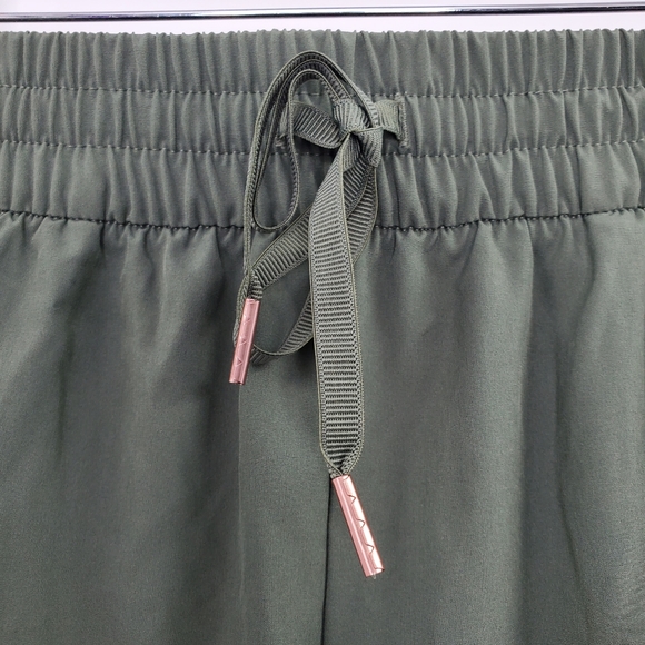 Calia Green Journey Tuxedo Stripe Pants Cropped - Picture 2 of 5
